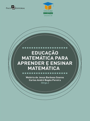 cover image of Educação matemática para aprender e ensinar matemática